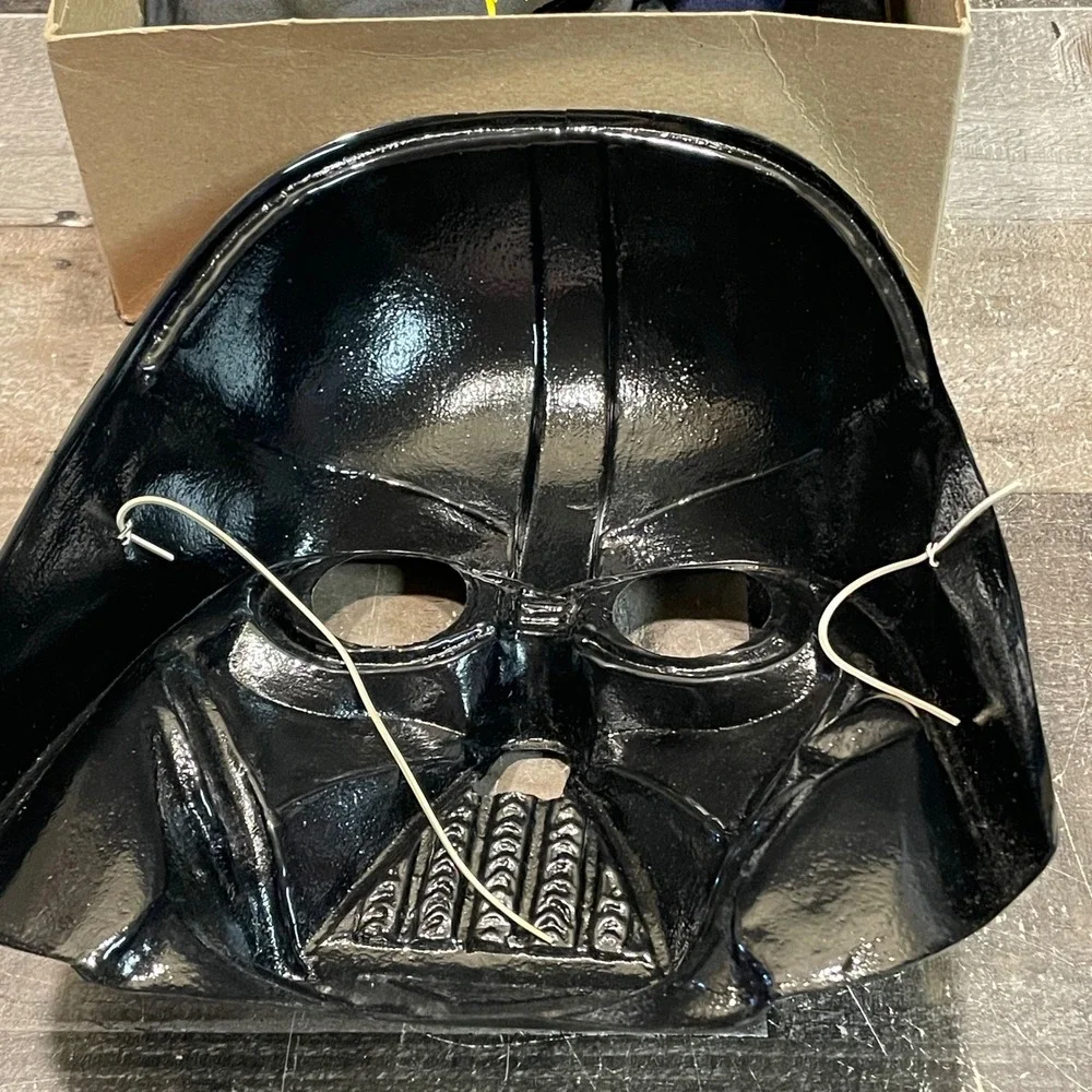 Vintage 1977 Ben Cooper Star Wars Darth Vader Costume Mask Original Box 70s Toy